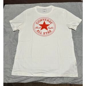 Converse White/Red Size: Classic Fit Large T-shirt